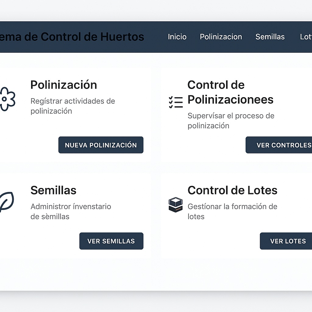 Sistema de Control de Huertos